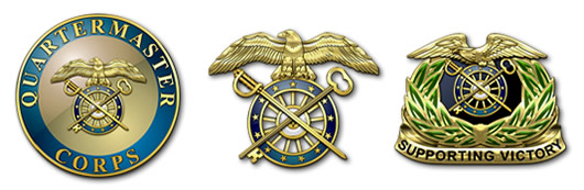 Insignias for the US Army Quartermaster Corps