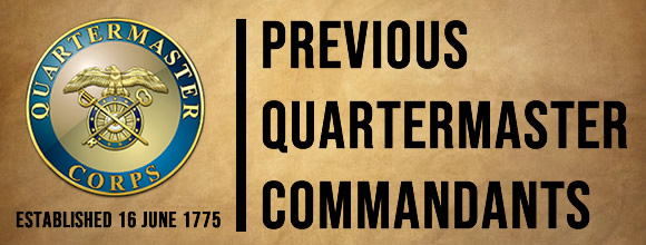 Previous Quartermaster Generals Banner