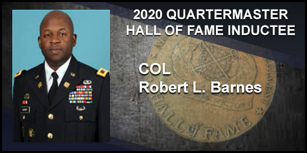 2020 Quartermaster Hall of Fame Inductee COL Robert L. Barnes