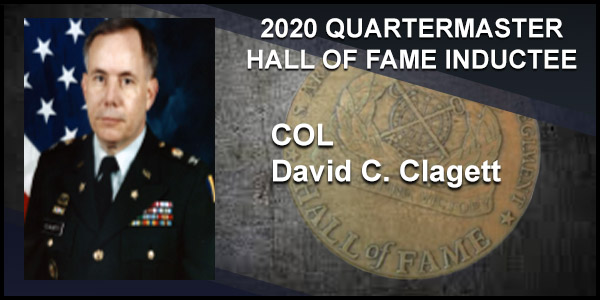 2020 Quartermaster Hall of Fame Inductee COL David C. Clagett