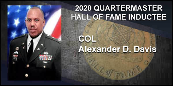 2020 Quartermaster Hall of Fame Inductee COL Alexander D. Davis