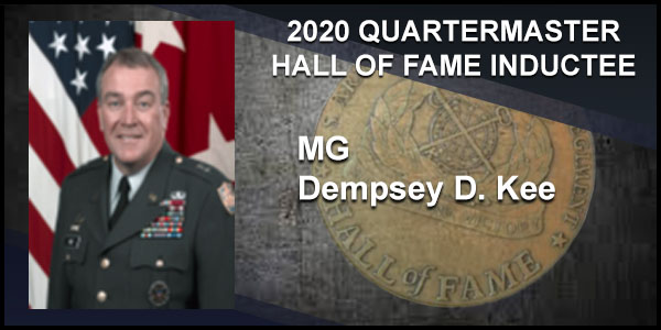 2020 Quartermaster Hall of Fame Inductee MG Dempsey D. Kee