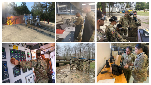 Images showing RCAO supporting, training, and providing guidance to USAR and ARNG Soldiers.